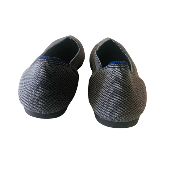 Rothy’s The Point Cloud Grey Birdseye Flat Shoes Size 8 - Picture 3 of 11